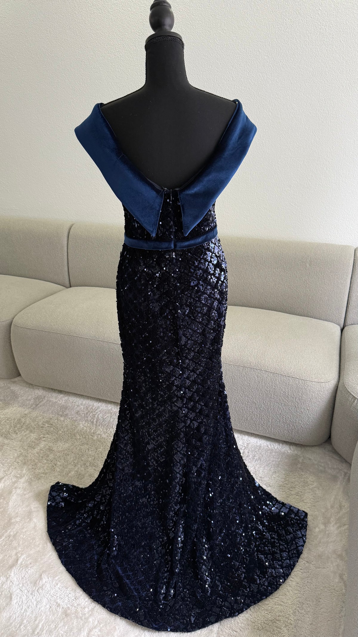 Hila Dress - Navy