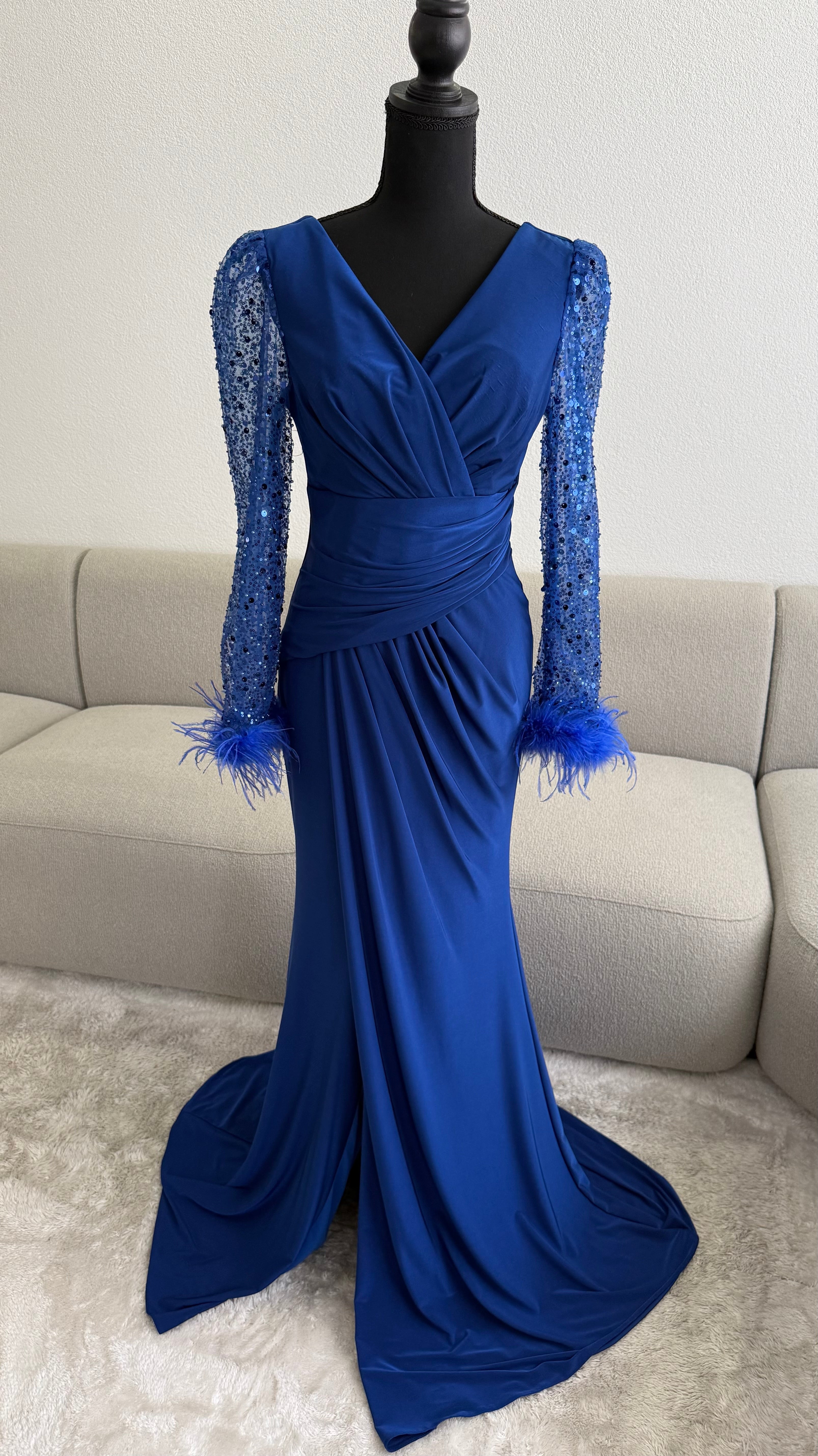 Enza Dress - Blue