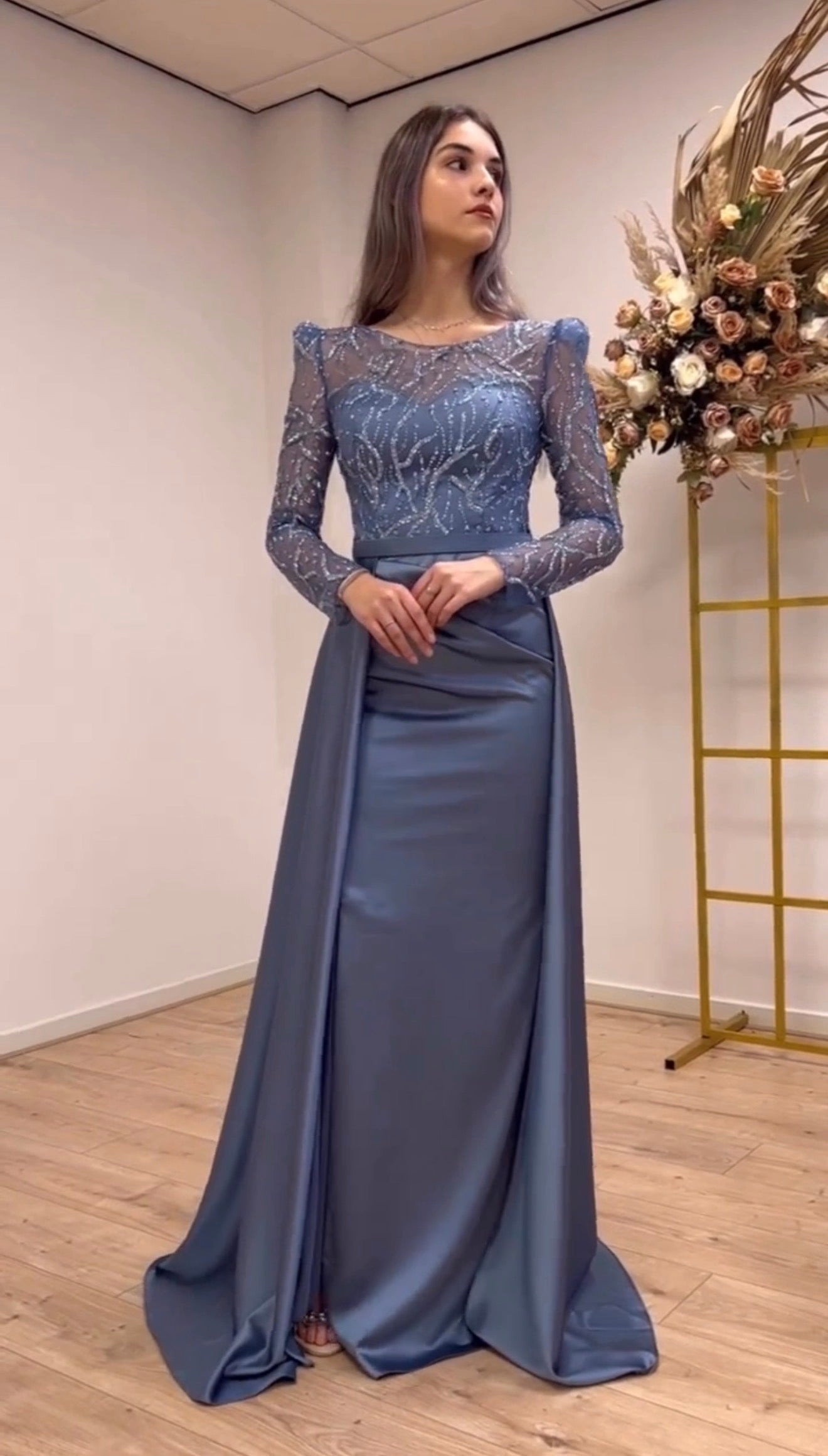 Destan Dress - Light blue