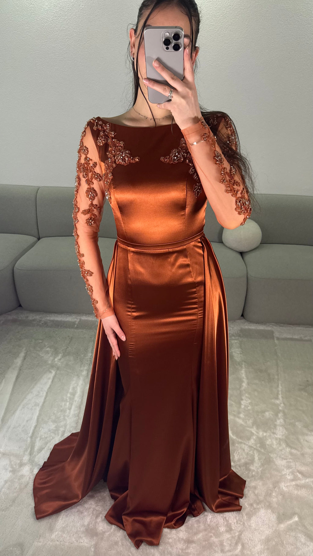 Arya Dress - Bronze