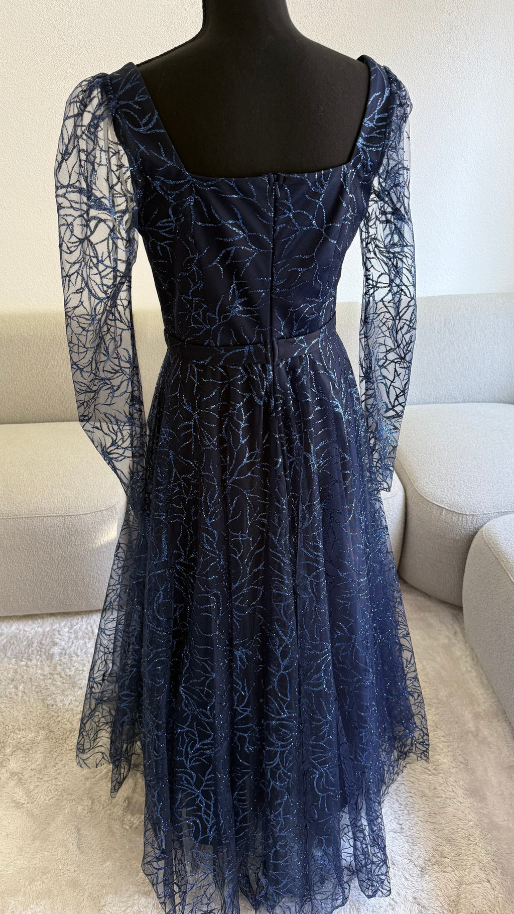 Fiona Dress - Navy Blue