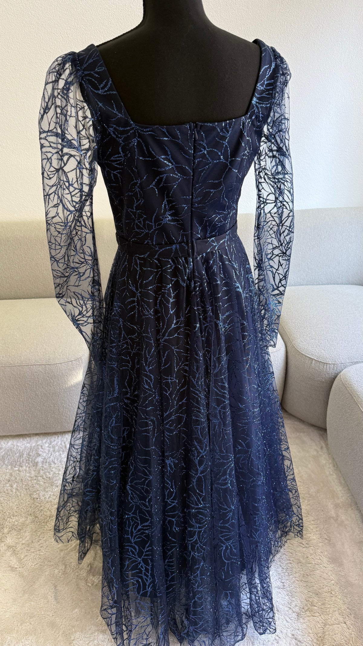 Fiona Dress - Navy Blue