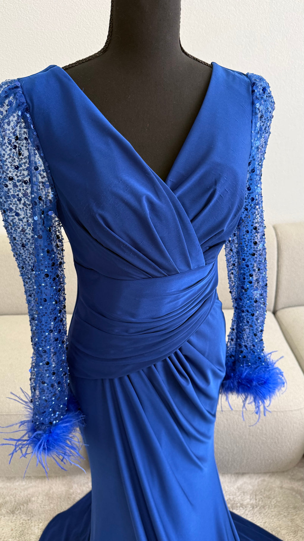 Enza Dress - Blue