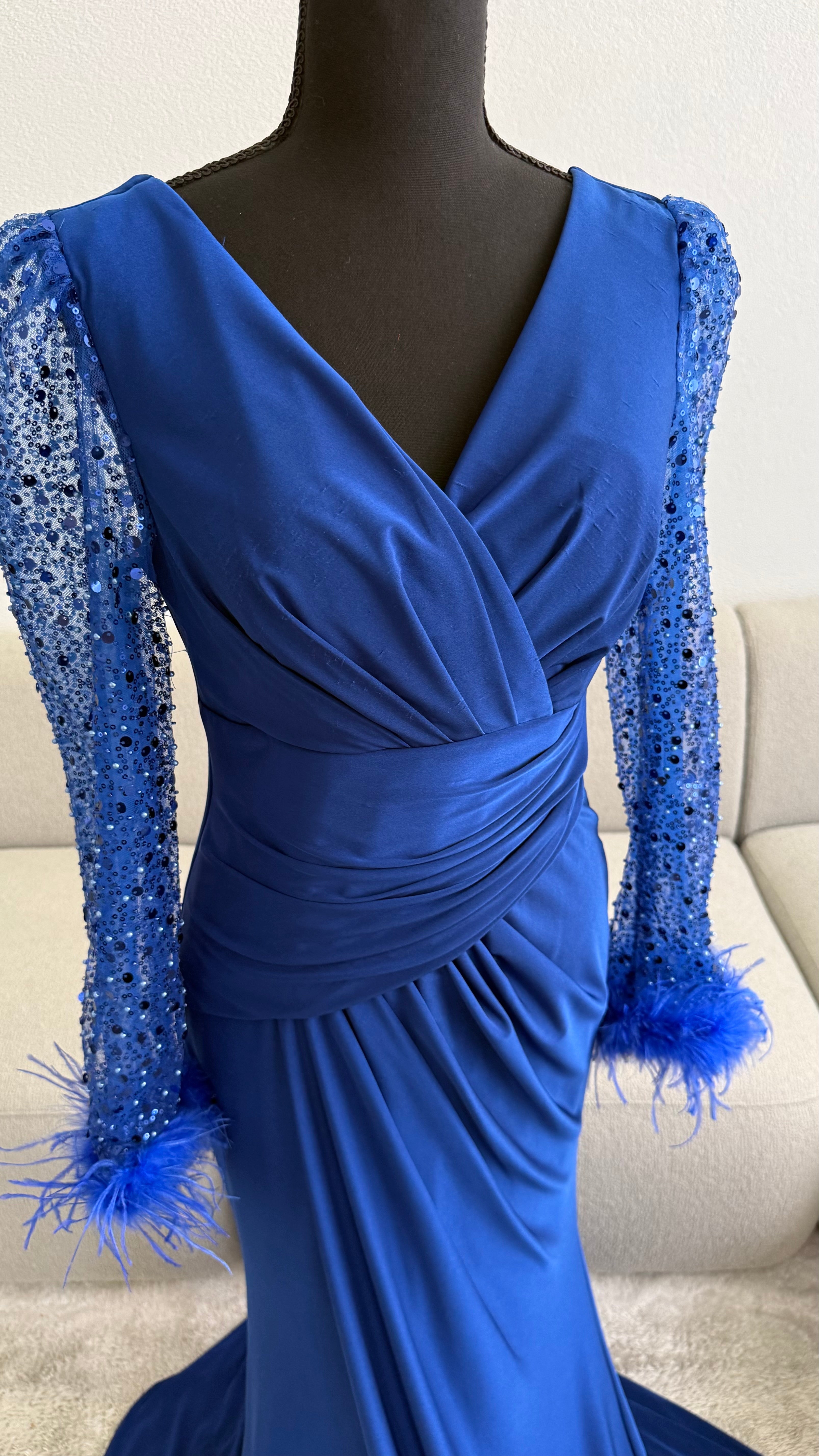Enza Dress - Blue