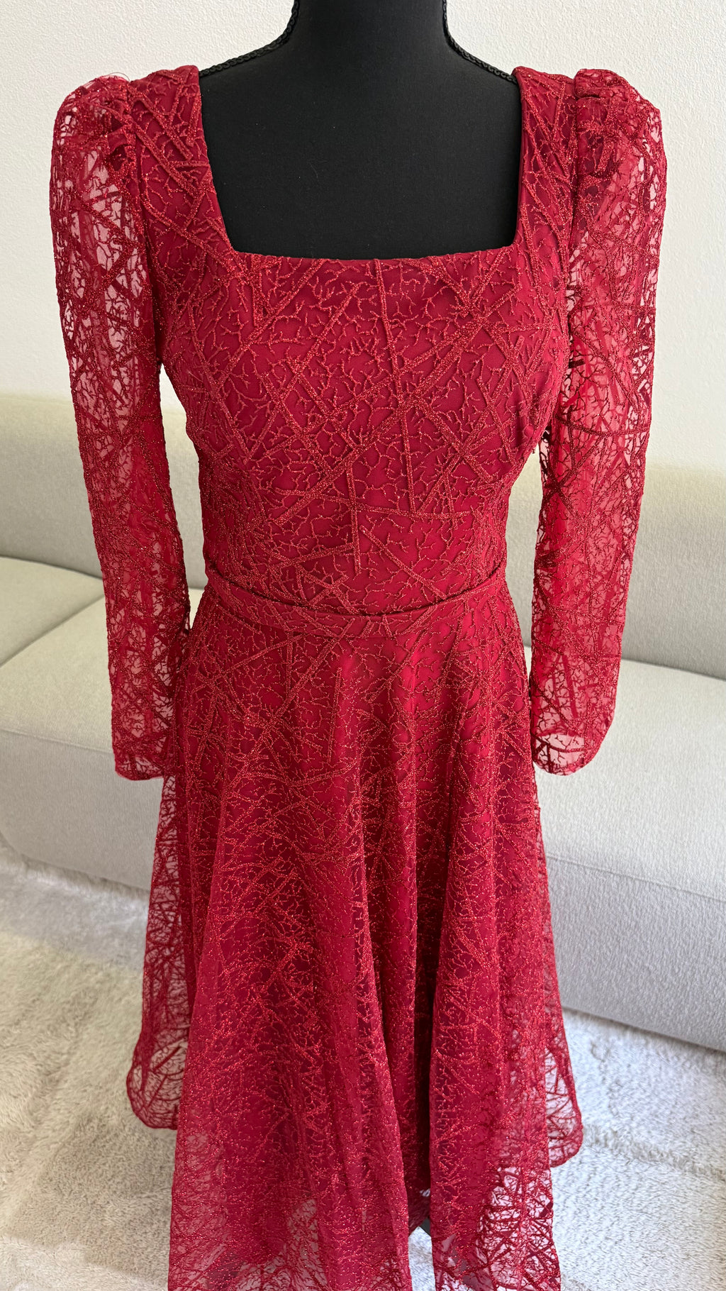 Fiona Dress - Red