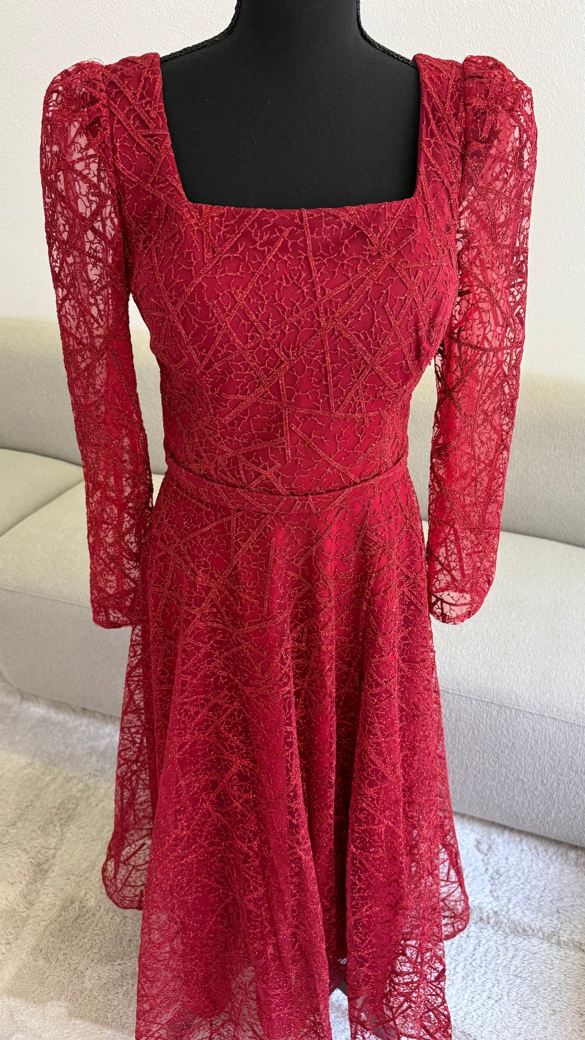 Fiona Dress - Red