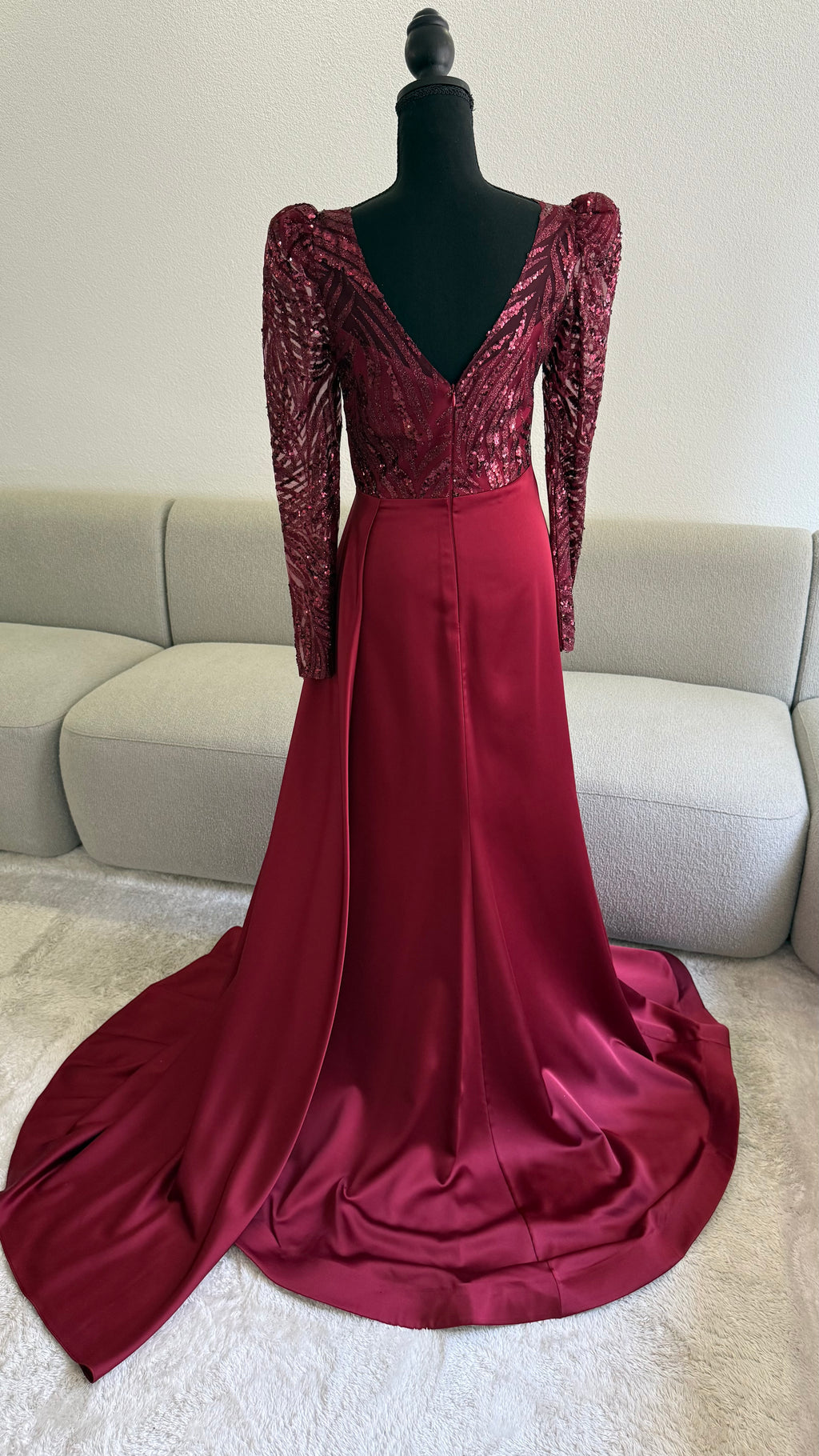 Serra Dress - Burgundy