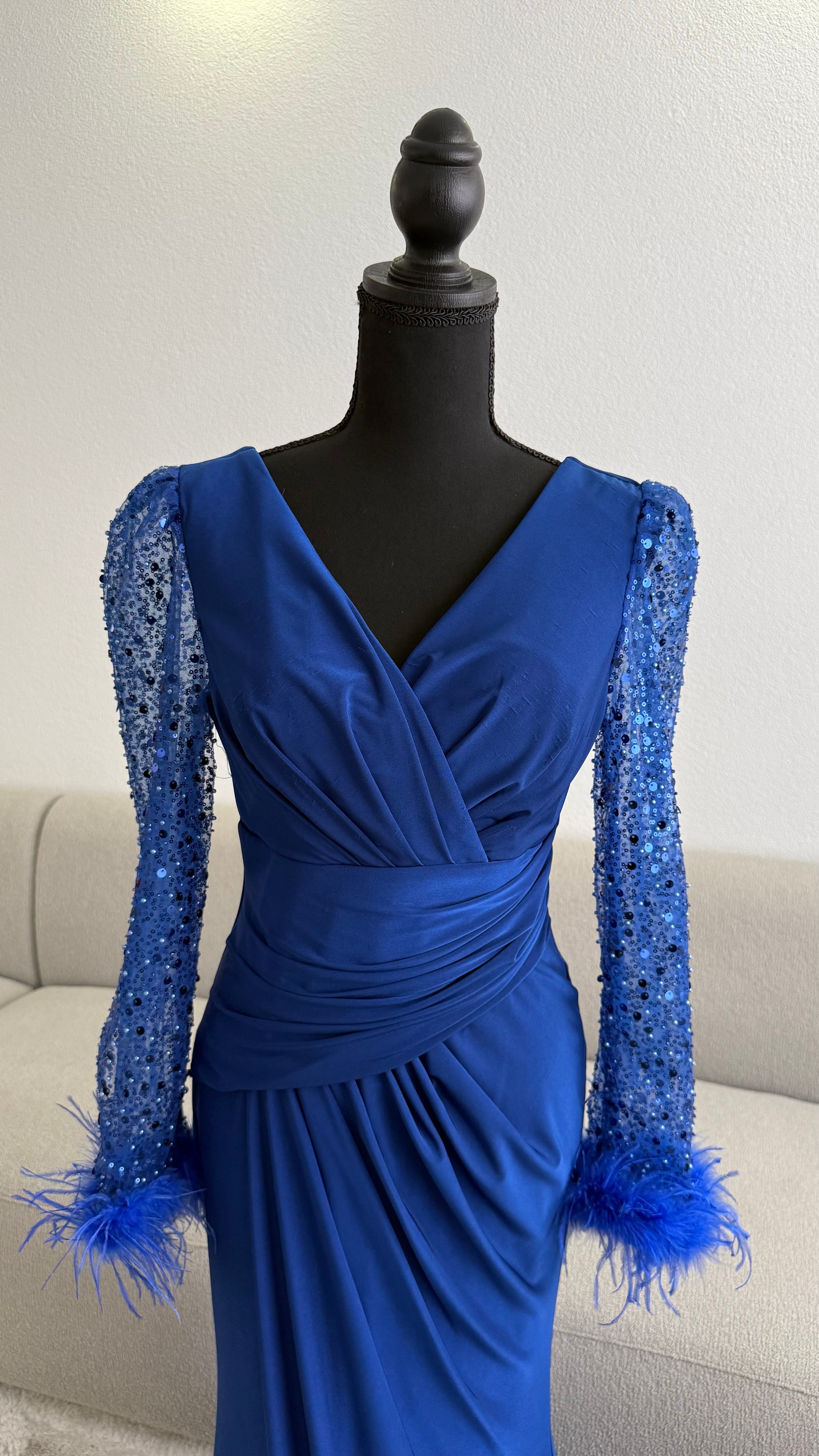 Enza Dress - Blue