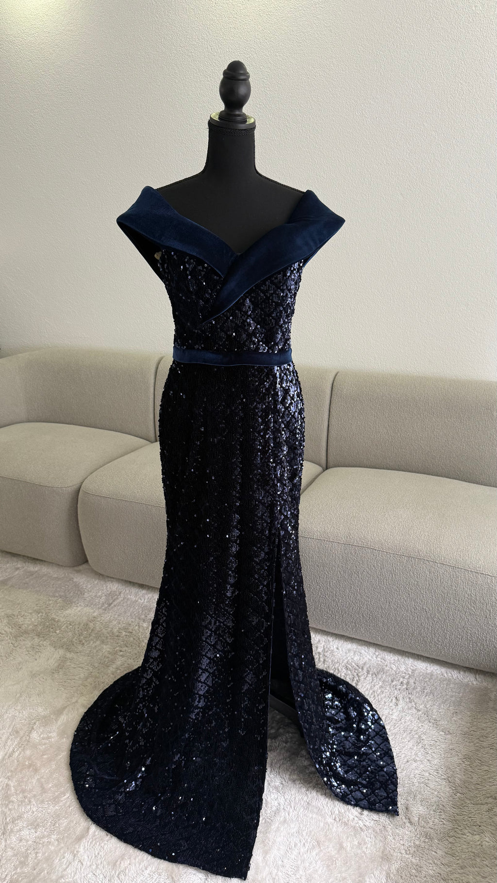 Hila Dress - Navy
