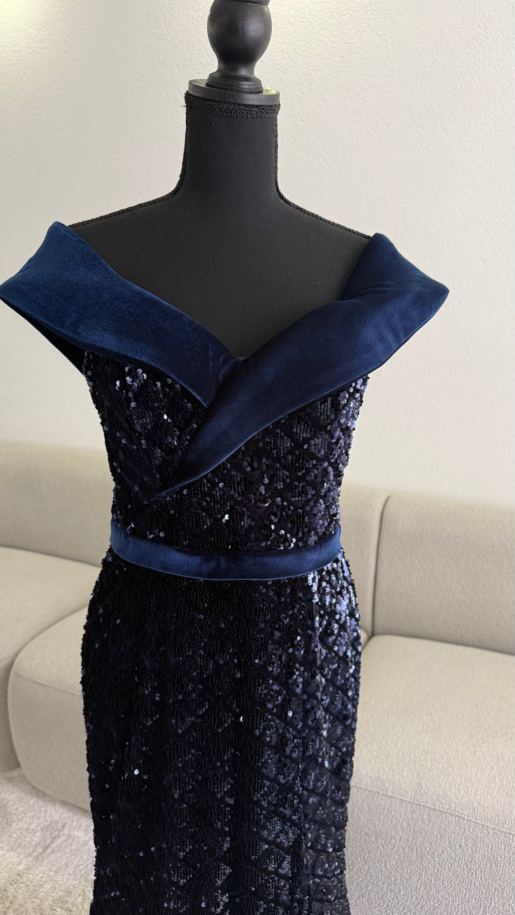 Hila Dress - Navy