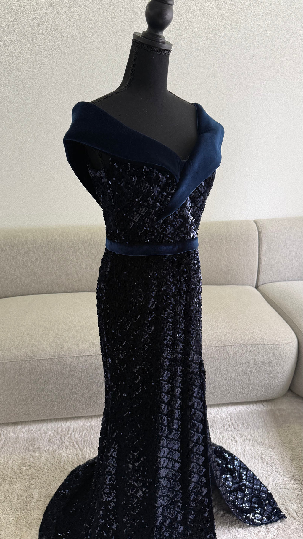 Hila Dress - Navy