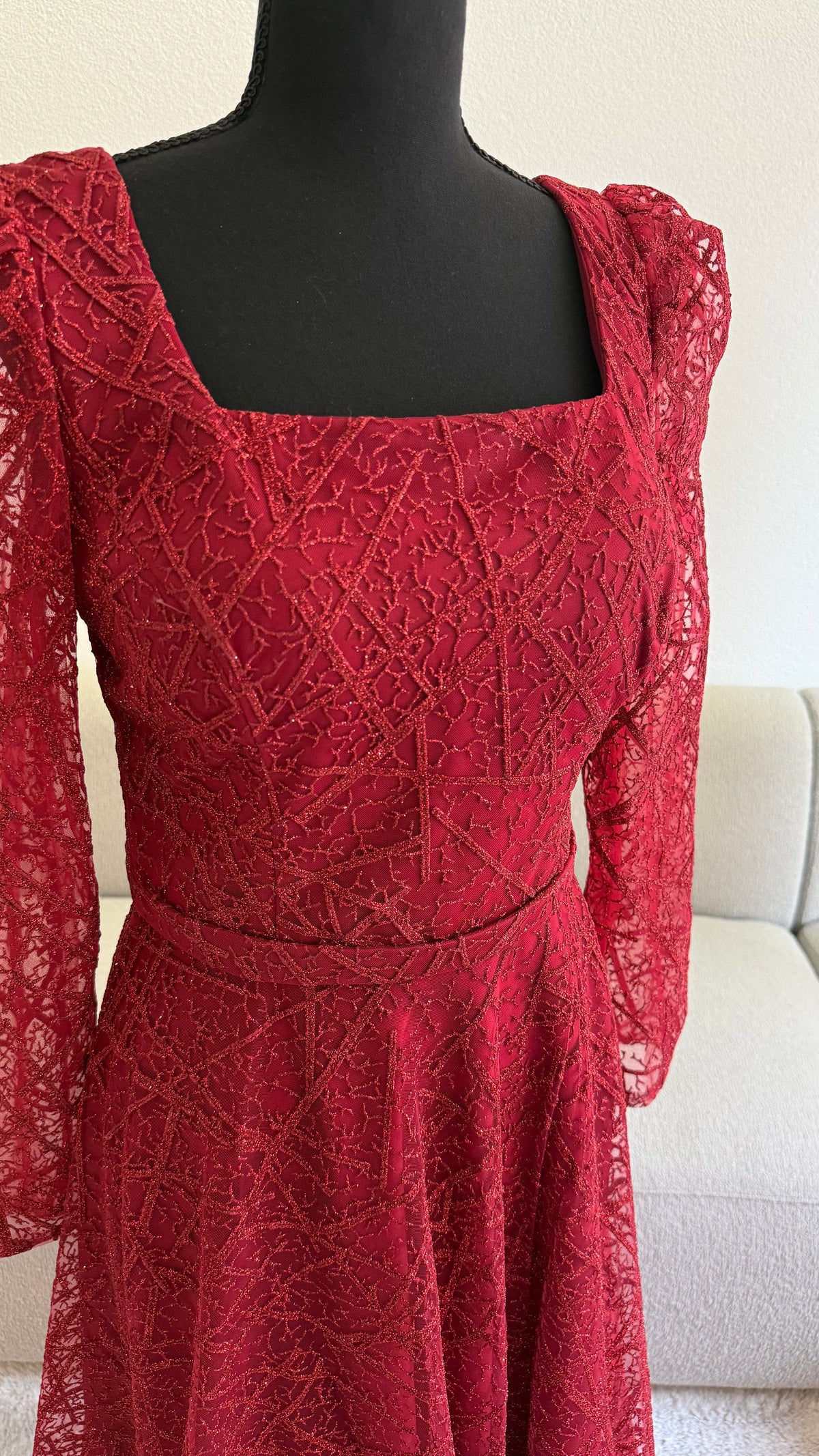 Fiona Dress - Red