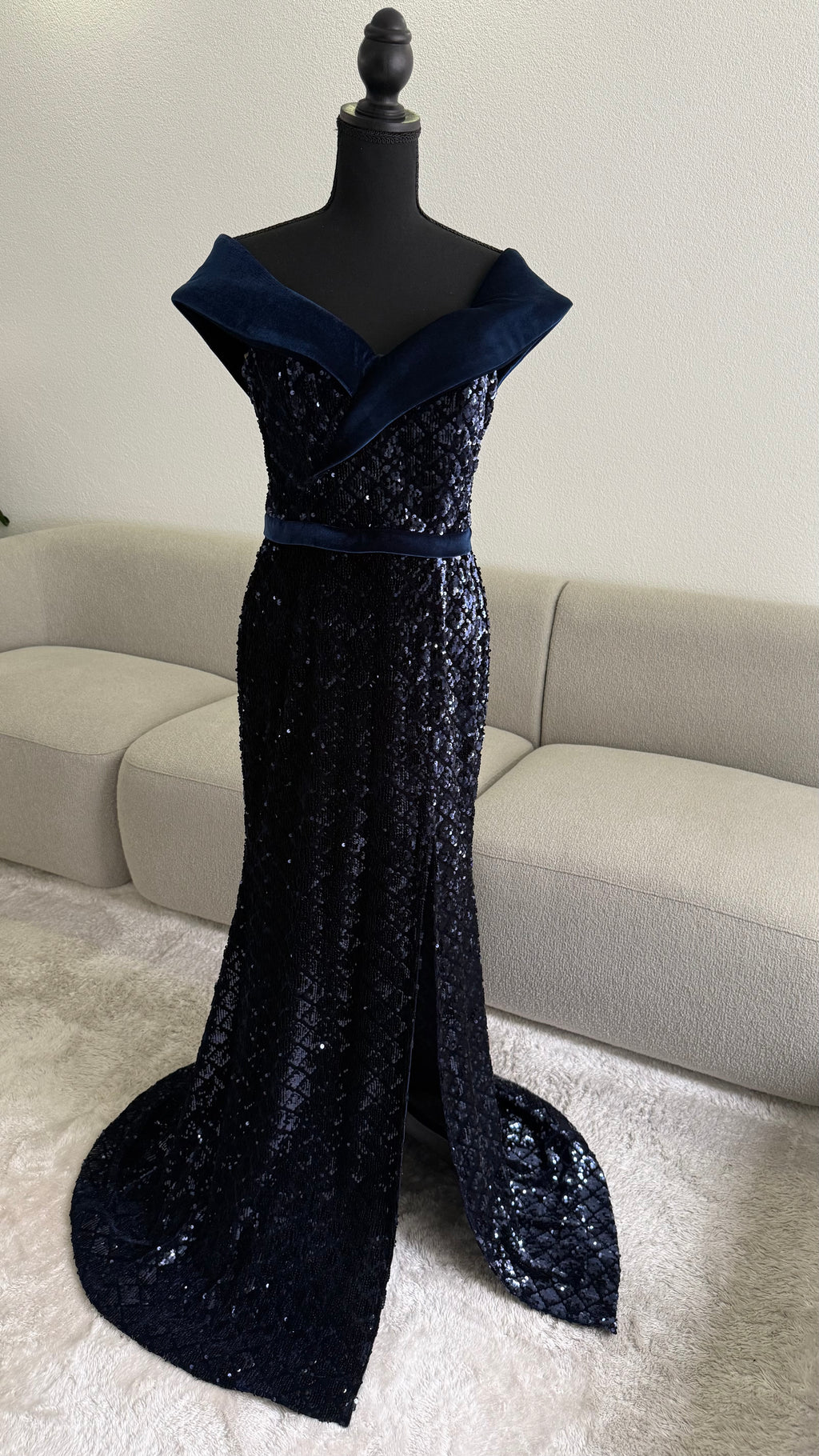 Hila Dress - Navy