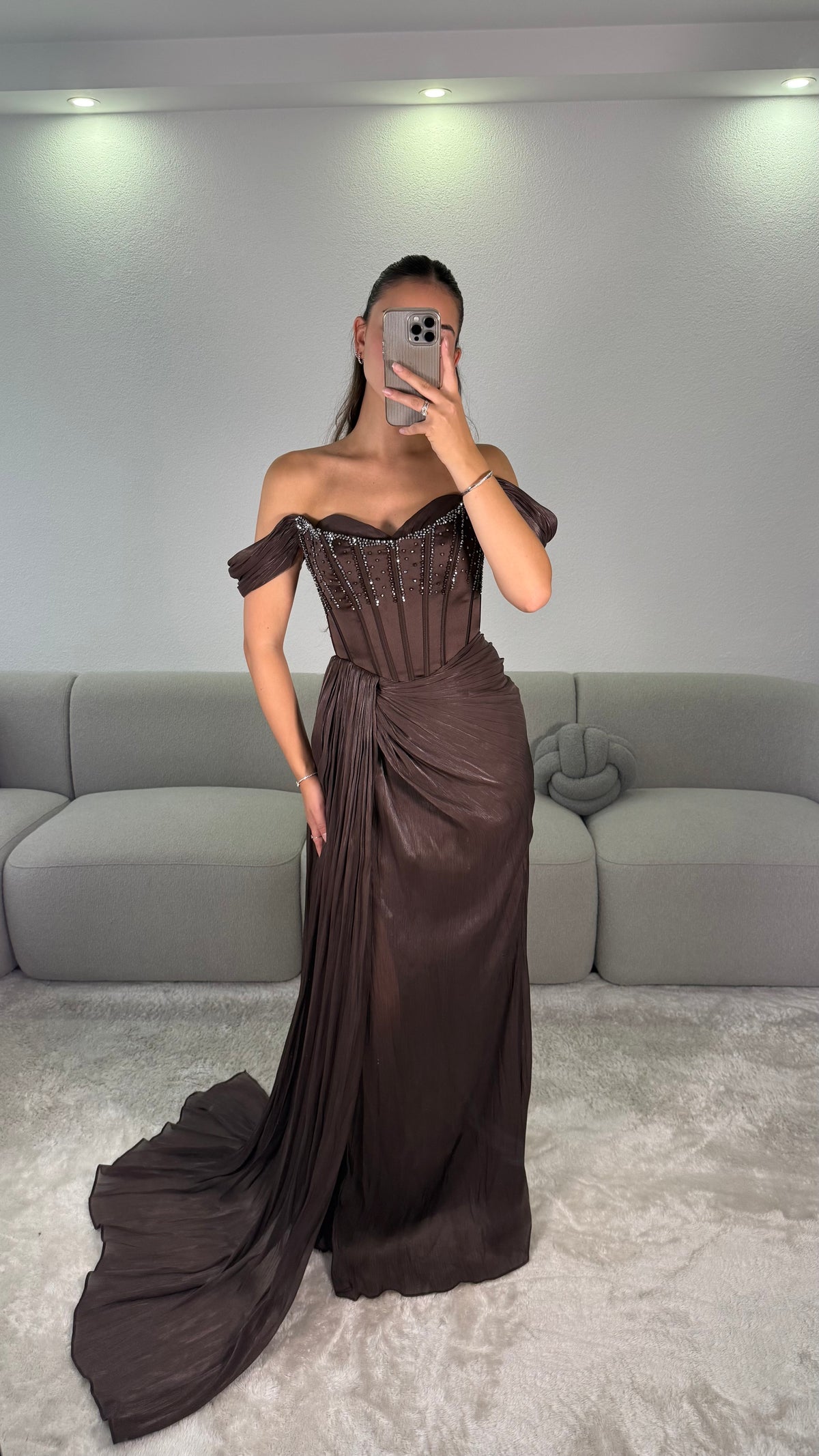 Inaya Dress - Beige