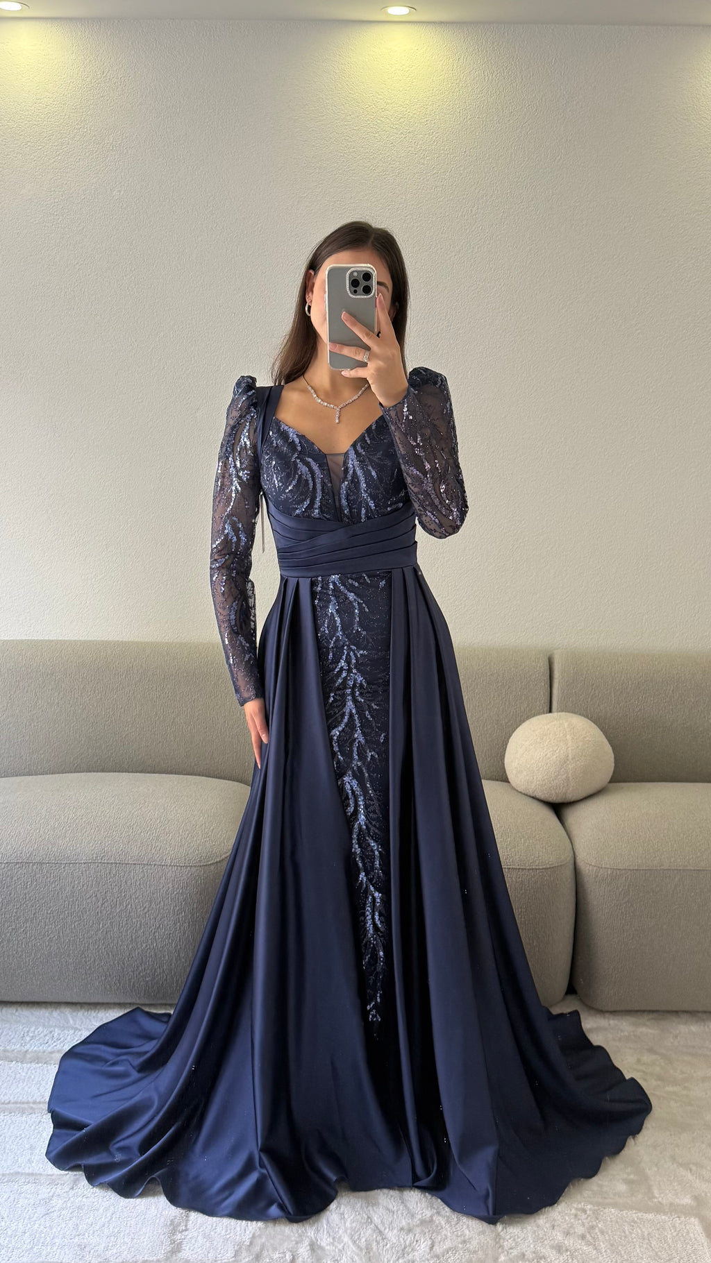 Dilan Dress - Navy Blue