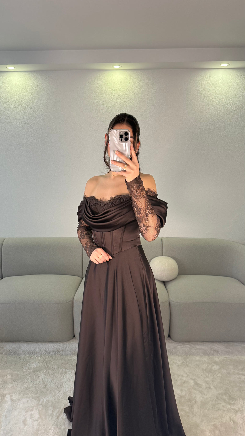 Elora Dress - Brown