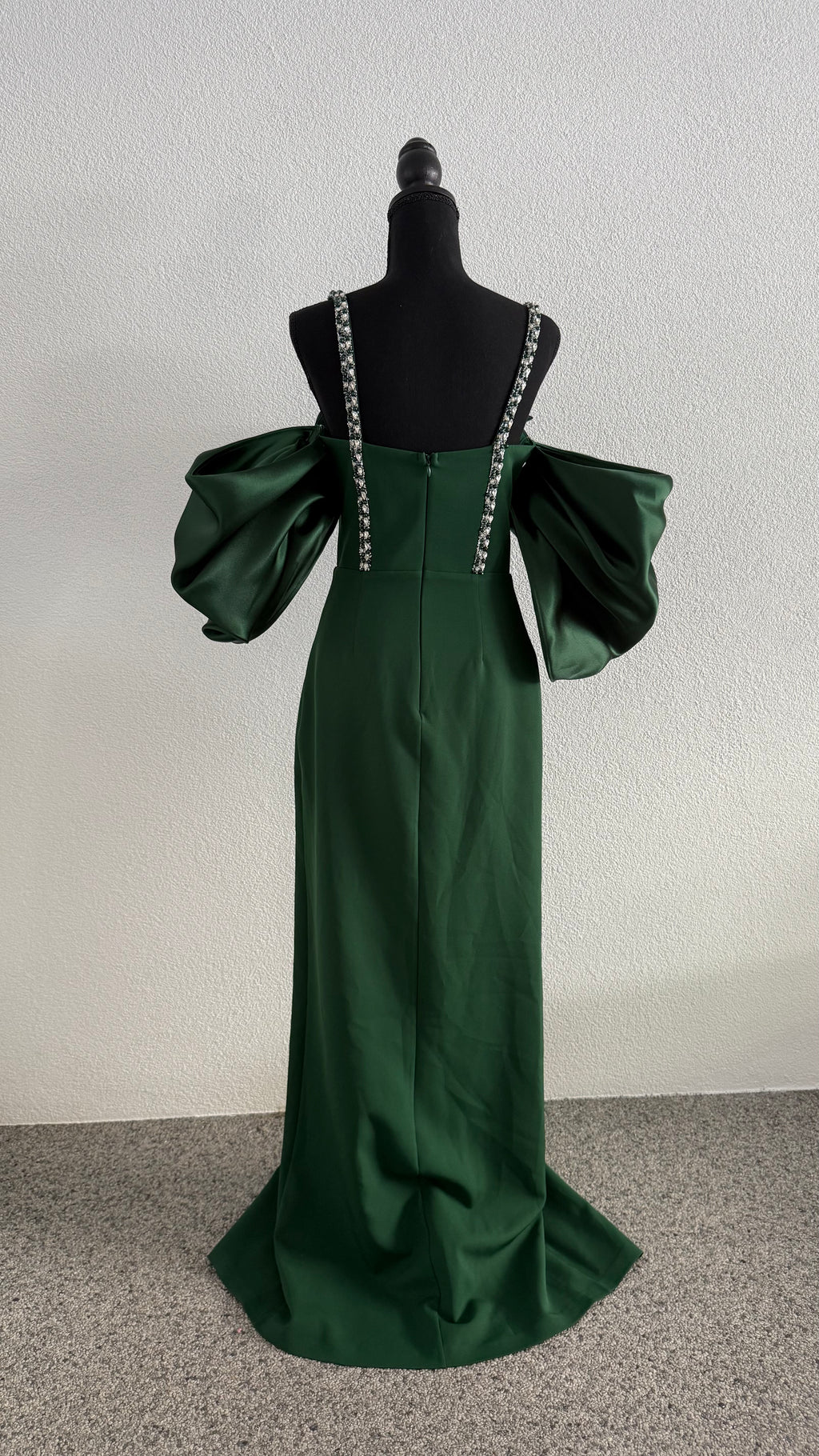 Aria Dress - Emerald green