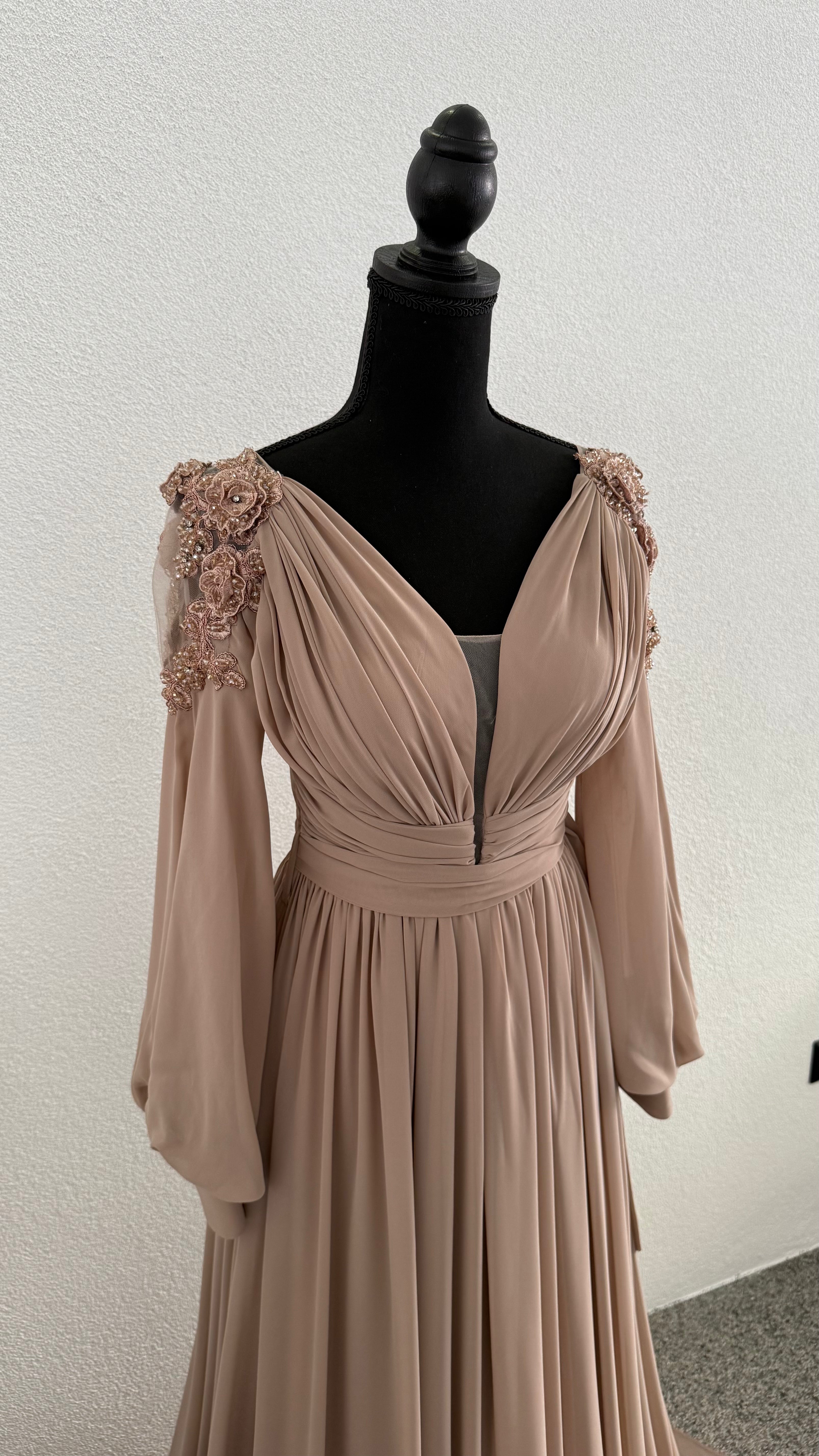 Asmin Dress - Beige