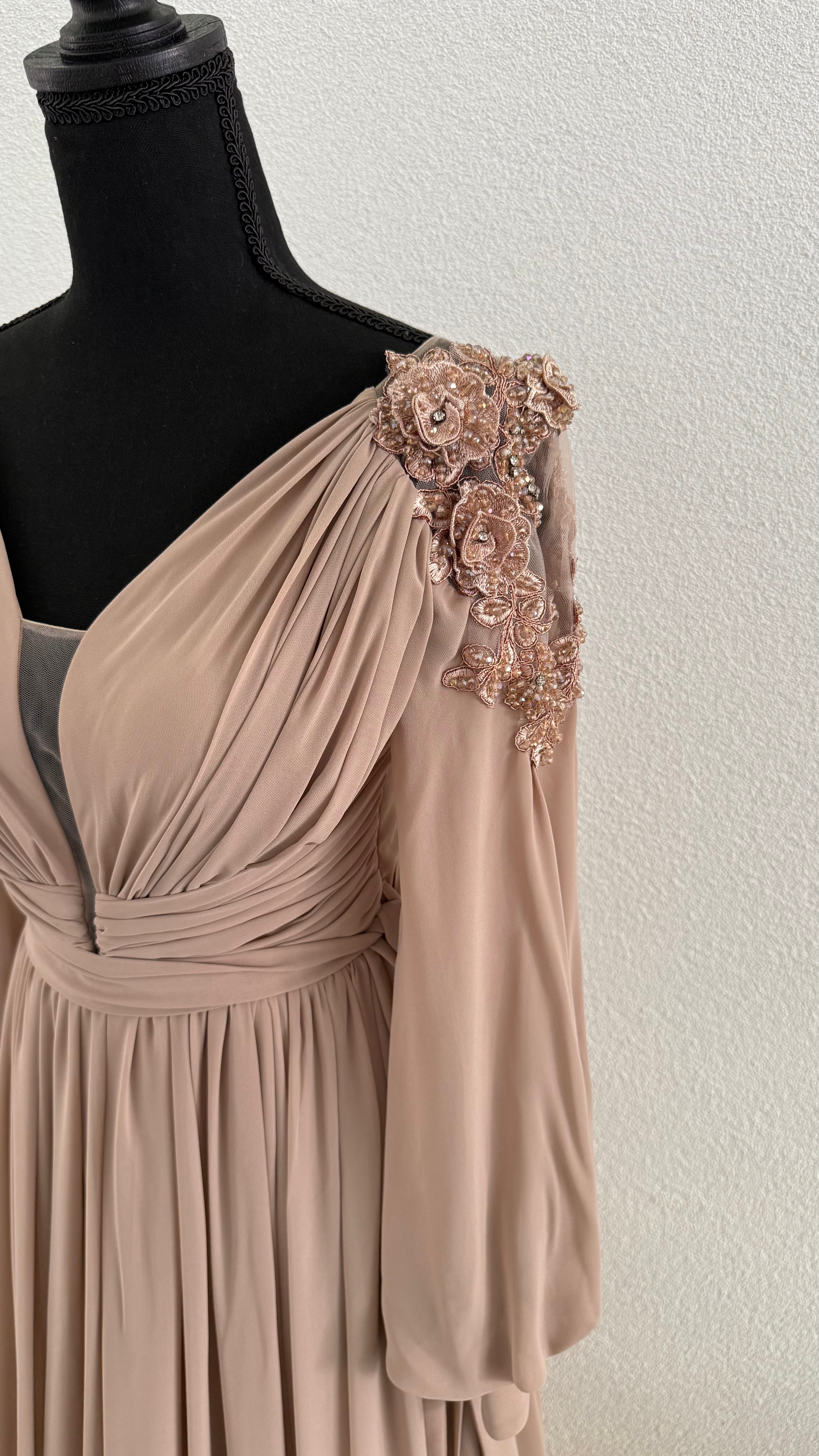 Asmin Dress - Beige