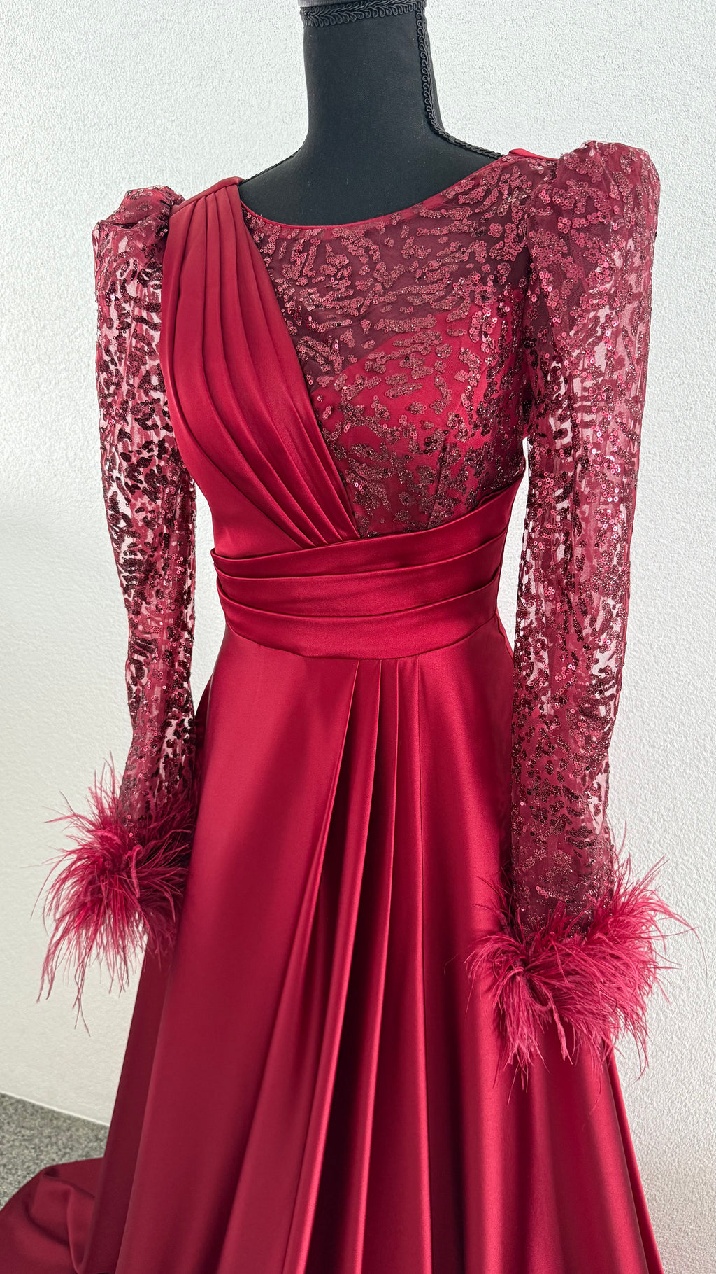 Kumru Dress - Burgundy