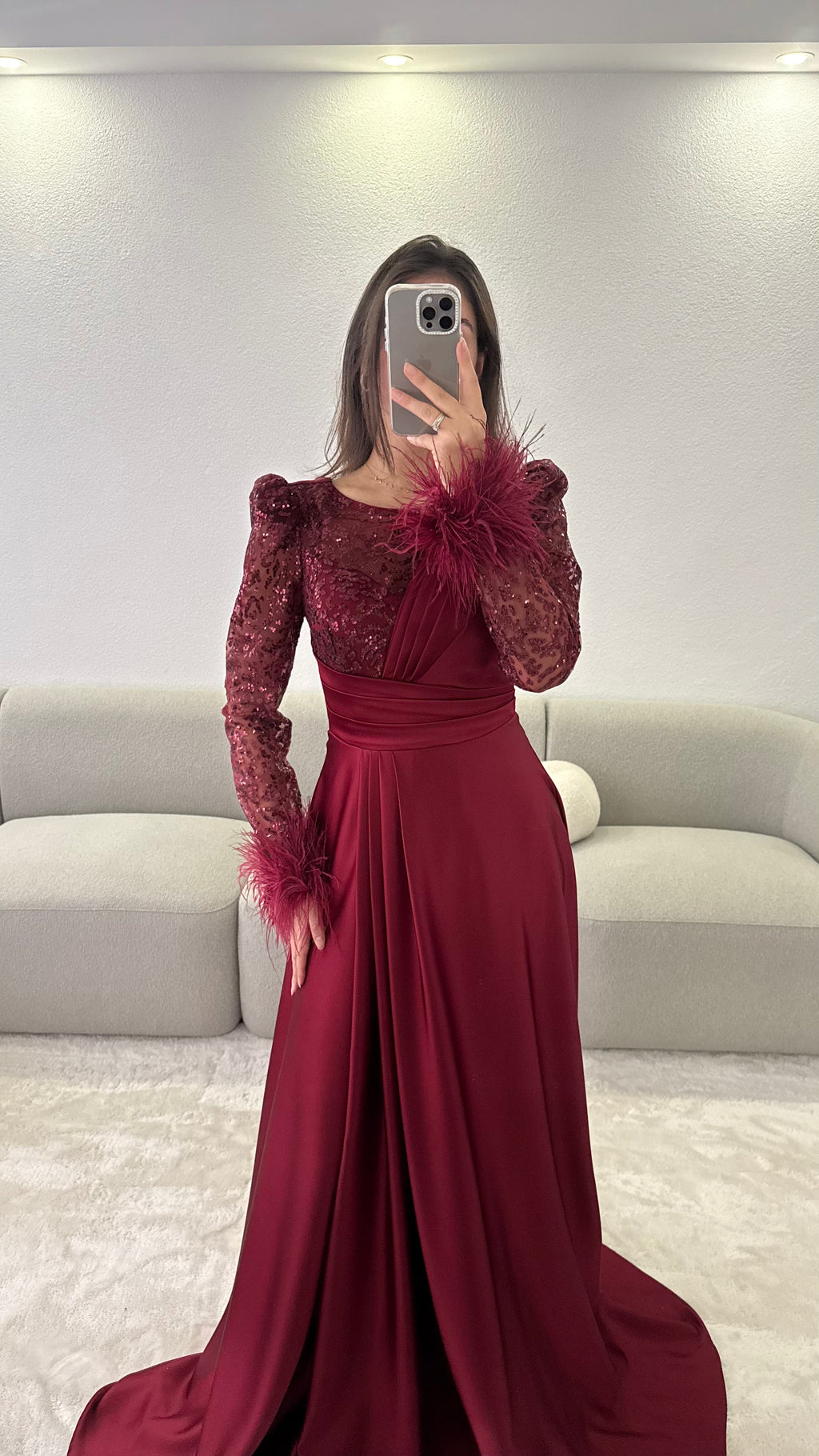 Kumru Dress - Burgundy