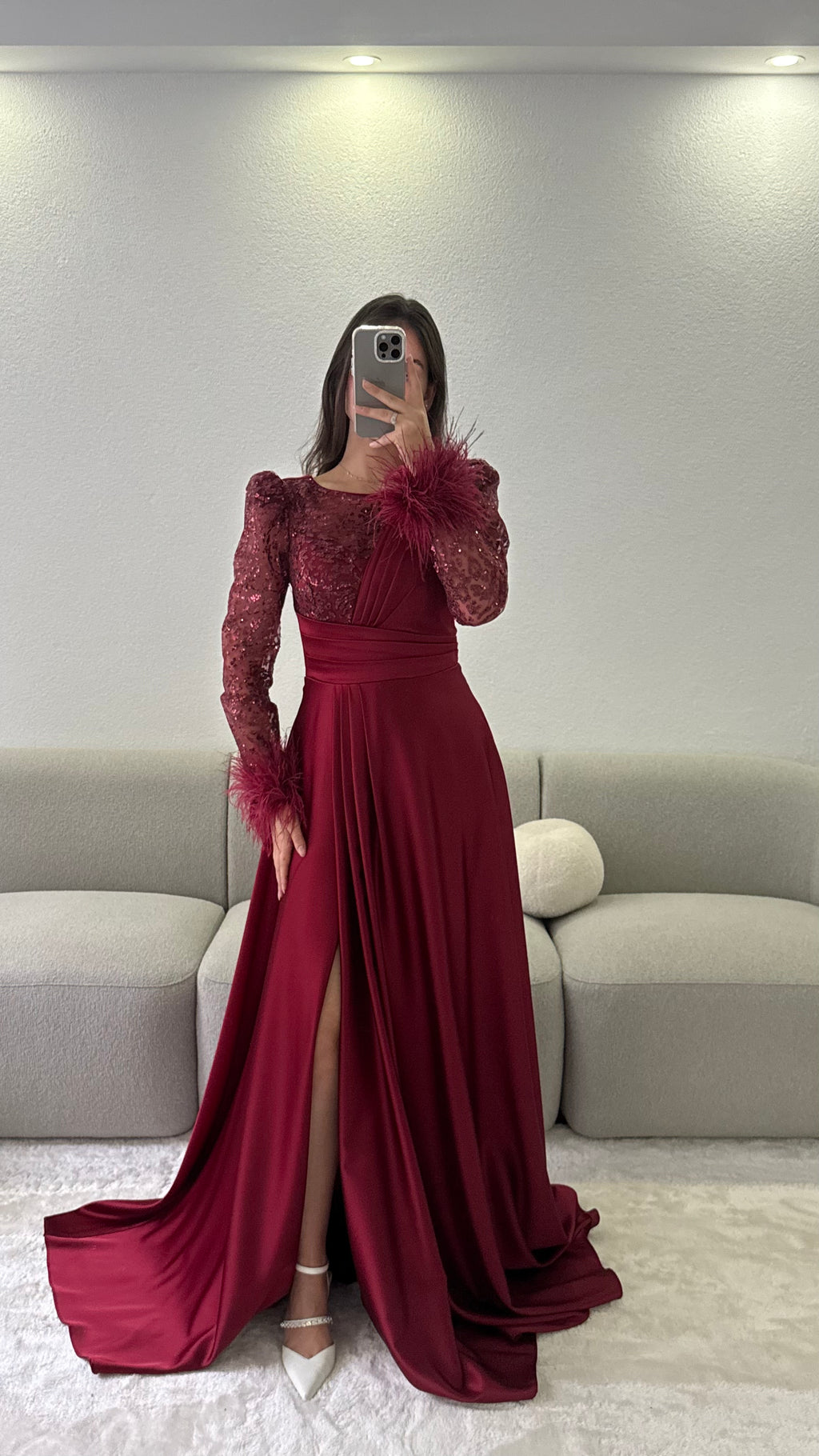 Kumru Dress - Burgundy