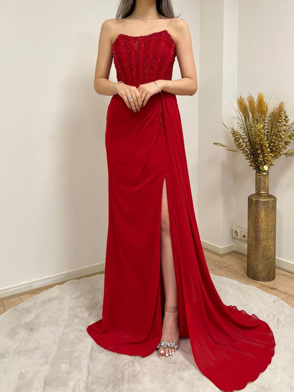 Buğu Dress - Red