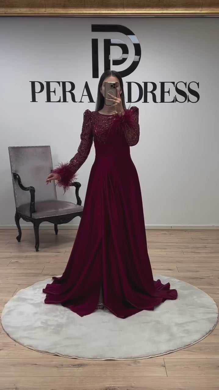 Kumru Dress - Burgundy